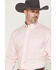 Image #2 - George Strait by Wrangler Men's Solid Long Sleeve Button-Down Stretch Western Shirt, Pink, hi-res