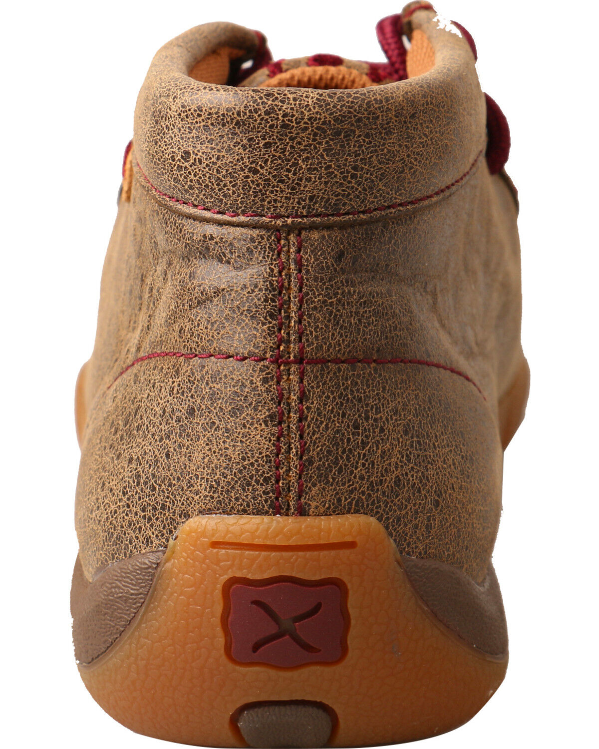 Image #6 - Twisted X Women's Diamond Embroidered Chukka Driving Mocs, Brown, hi-res