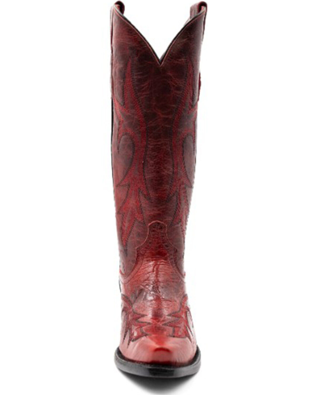 Image #4 - Ferrini Women's Scarlett Western Boots - Snip Toe, Red, hi-res