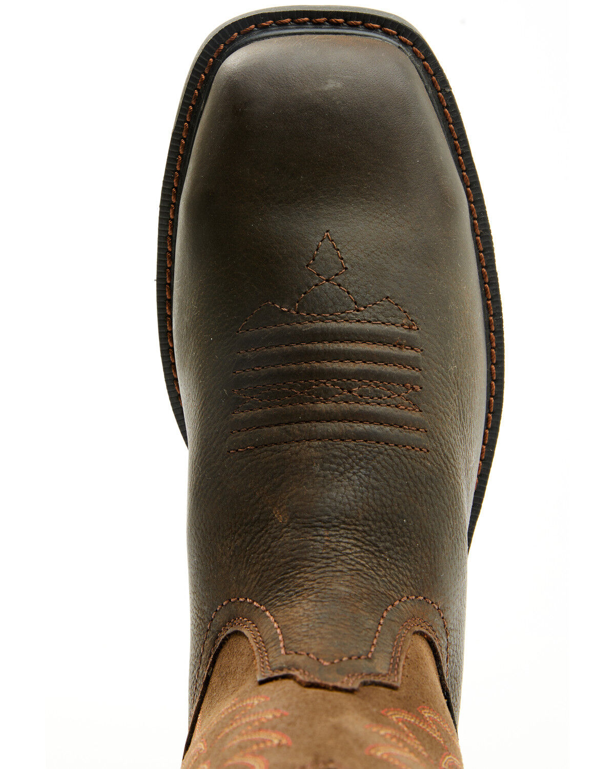 Image #6 - Ariat Men's Groundbreaker H20 Western Boots - Steel Toe, Dark Brown, hi-res