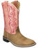 Image #1 - Smoky Mountain Women's Olivia Western Boots - Broad Square Toe, Pink, hi-res