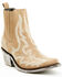 Image #1 - Liberty Black Women's Simone Classic Western Booties - Round Toe, Taupe, hi-res