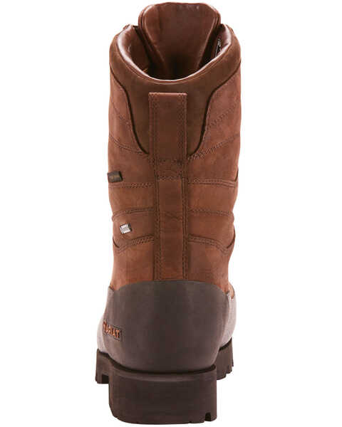 Ariat Men's Linesman Ridge 10" EH Insulated Work Boots - Round Composite Toe, Medium Brown, hi-res