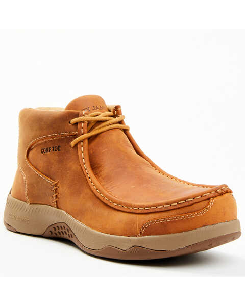 Cody James Men's Casual Wallabee Big Brother Lace-Up Work Boots - Composite Toe , Tan, hi-res