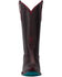 Image #4 - Lane Women's Emma Jane Tall Western Boots - Snip Toe, Black Cherry, hi-res