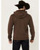 Image #4 - Wrangler Men's Boot Barn Exclusive Cowboy Rope Hooded Sweatshirt, Chocolate, hi-res