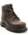 Image #1 - Hawx Men's 6" Lace-Up Work Boots - Steel Toe, Brown, hi-res