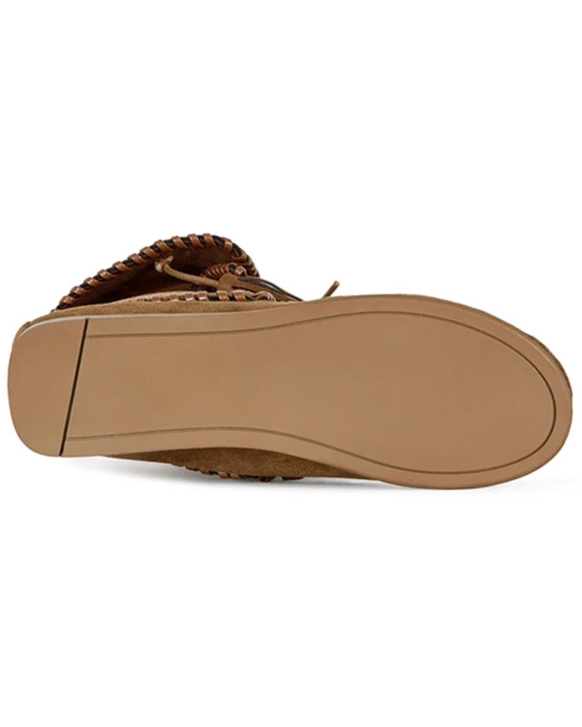 Image #5 - Azalea Wang Women's Weret Moccasin Boots - Moc Toe, Chestnut, hi-res