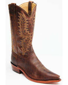 Tony Lama El Paso Boots - Snip Toe, Tan, hi-res