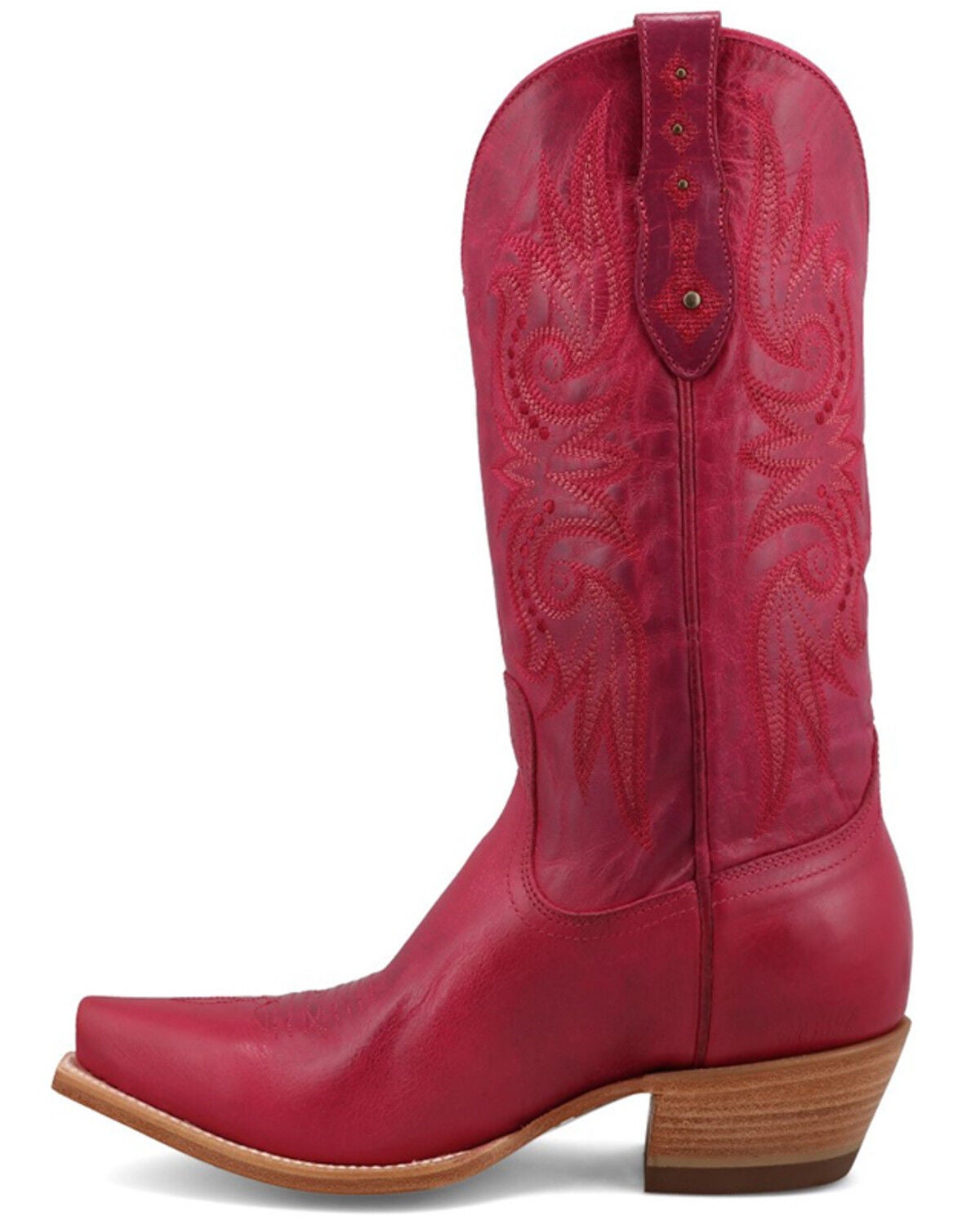 Image #3 - Black Star Women's Paradise Western Boot - Snip Toe, Fuchsia, hi-res