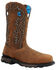 Image #1 - Rocky Men's Waterproof Pull On Work Boot - Carbon Toe, Brown, hi-res