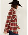 Image #3 - Wrangler Women's Plaid Print Long Sleeve Snap Boyfriend Flannel Shirt, , hi-res