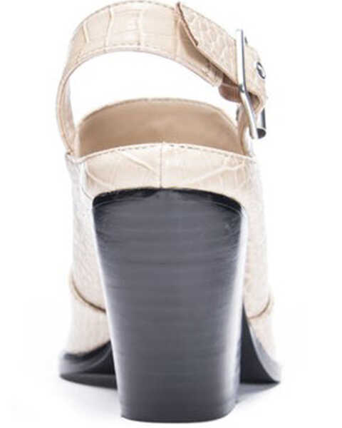 Image #5 - Chinese Laundry Women's Tilani Croc Print Fashion Mules - Pointed Toe, Beige/khaki, hi-res