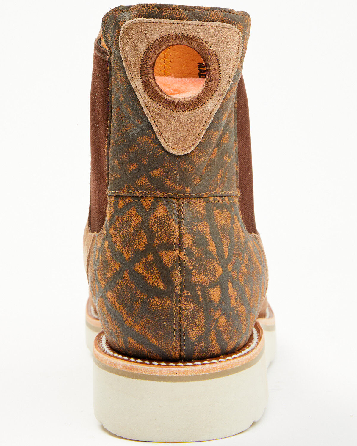 Image #5 - Horse Power Suede Chelsea Boots - Square Toe, Tan, hi-res