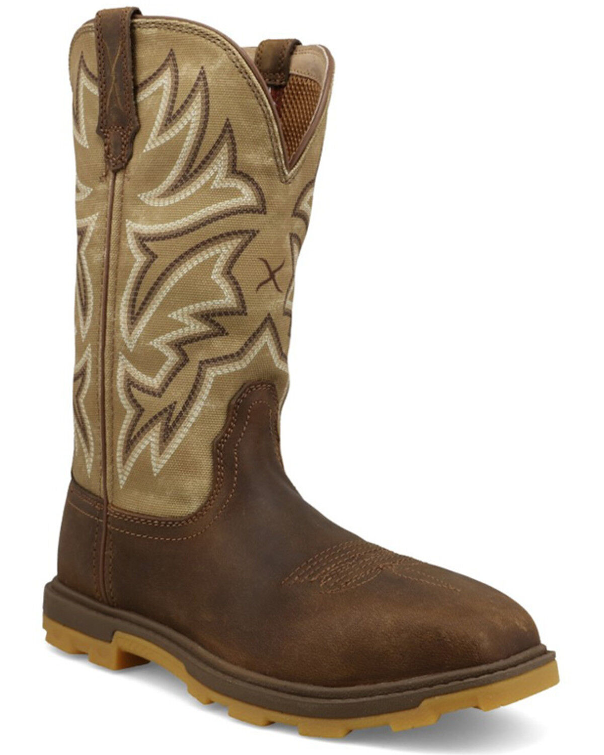Image #1 - Twisted X Women's 11" UltraLite X™ Work Boots - Nano Toe, Brown, hi-res