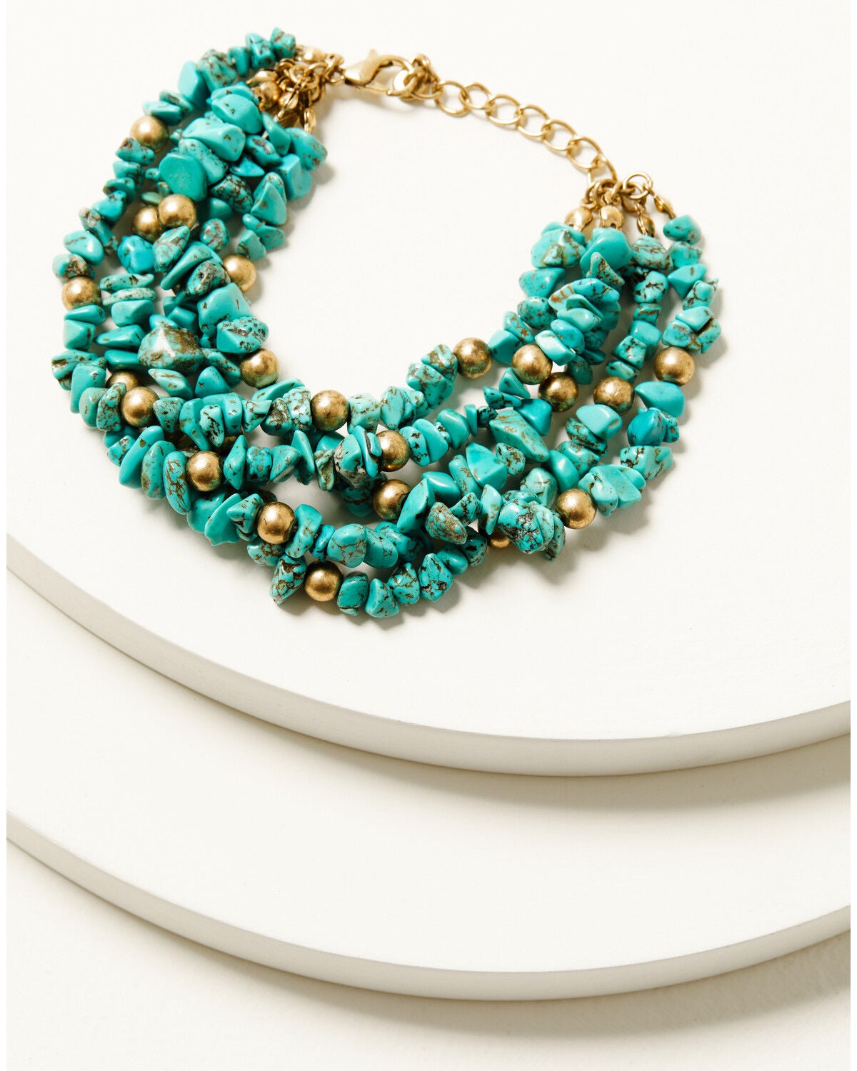 Shyanne Women's Summer Solstice Multi-Strand Bracelet, Gold, hi-res