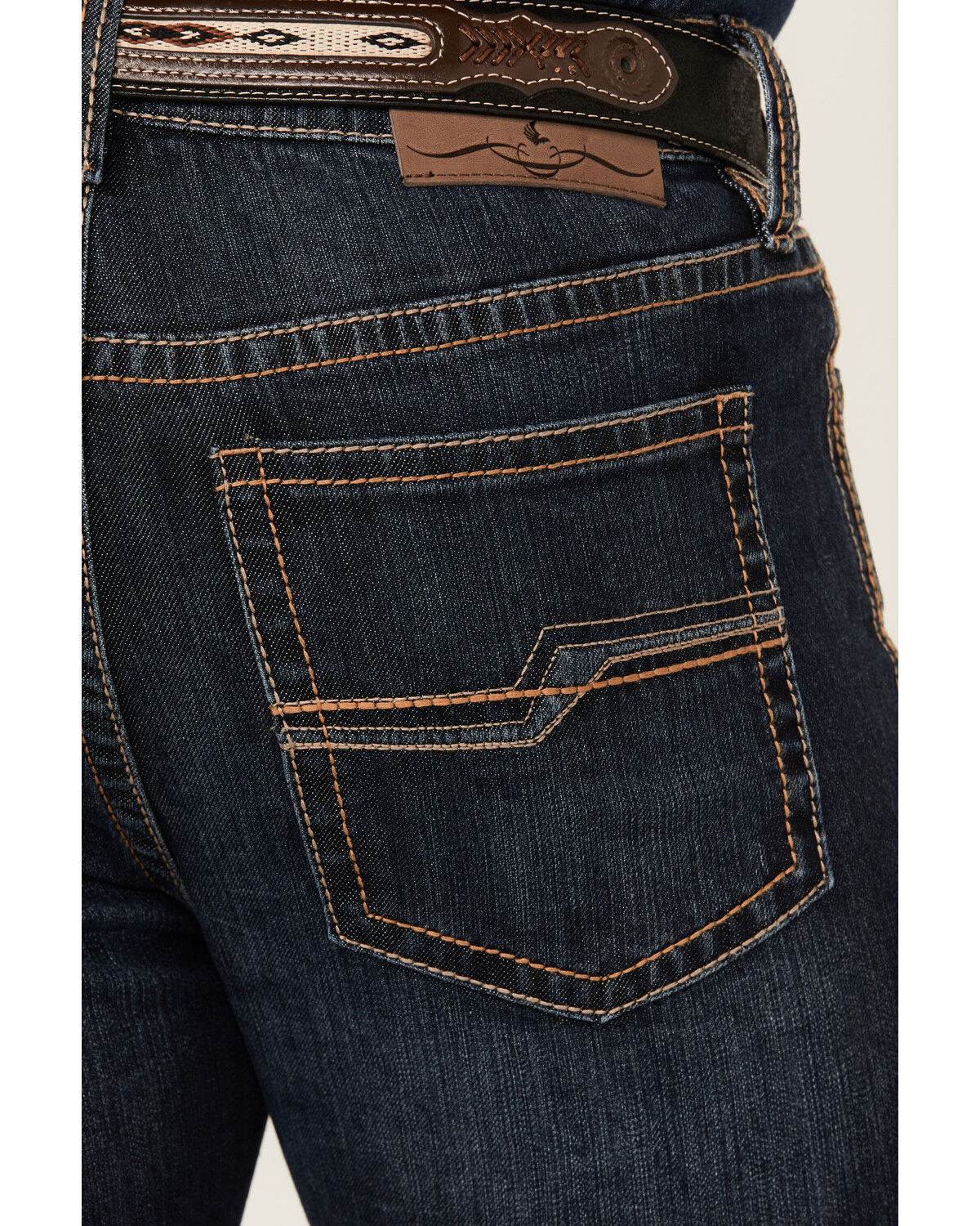 Image #4 - Cody James Men's Shadow Dark Wash Crinkled Slim Straight Stretch Denim Jeans, Dark Wash, hi-res