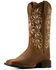 Image #3 - Ariat Women's Round Up Holly Performance Western Boots - Broad Square Toe, Brown, hi-res