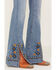 Image #2 - Driftwood Women's Farrah Medium Wash High Rise Flare Jeans, , hi-res