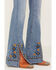 Image #2 - Driftwood Women's Farrah Medium Wash High Rise Flare Jeans, Medium Wash, hi-res