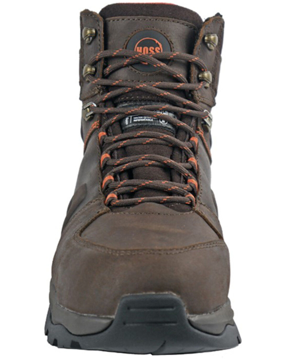 Image #4 - Hoss Men's Blast Waterproof Lace-Up Work Boots - Composite Toe, Brown, hi-res