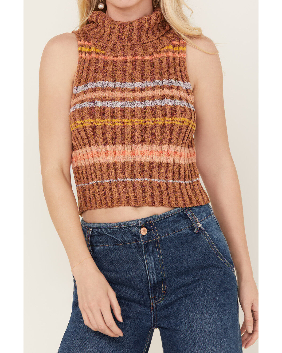 Image #3 - Free People Women's Edith Sweater Vest, Multi, hi-res