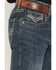 Image #2 - Rock & Roll Denim Men's Dark Wash Pistol Bootcut Reflex Stretch Denim Jeans, Dark Wash, hi-res