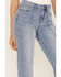 Image #2 - Shyanne Women's Light Wash High Rise Seamed Flare Jeans, Light Wash, hi-res