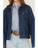 Image #4 - Cowboygirl by Jenna Paulette Women's Cowboyfriend Denim Jacket, Dark Wash, hi-res