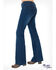 Cowgirl Tuff Women's Dark Wash Just Tuff Trousers, Indigo, hi-res
