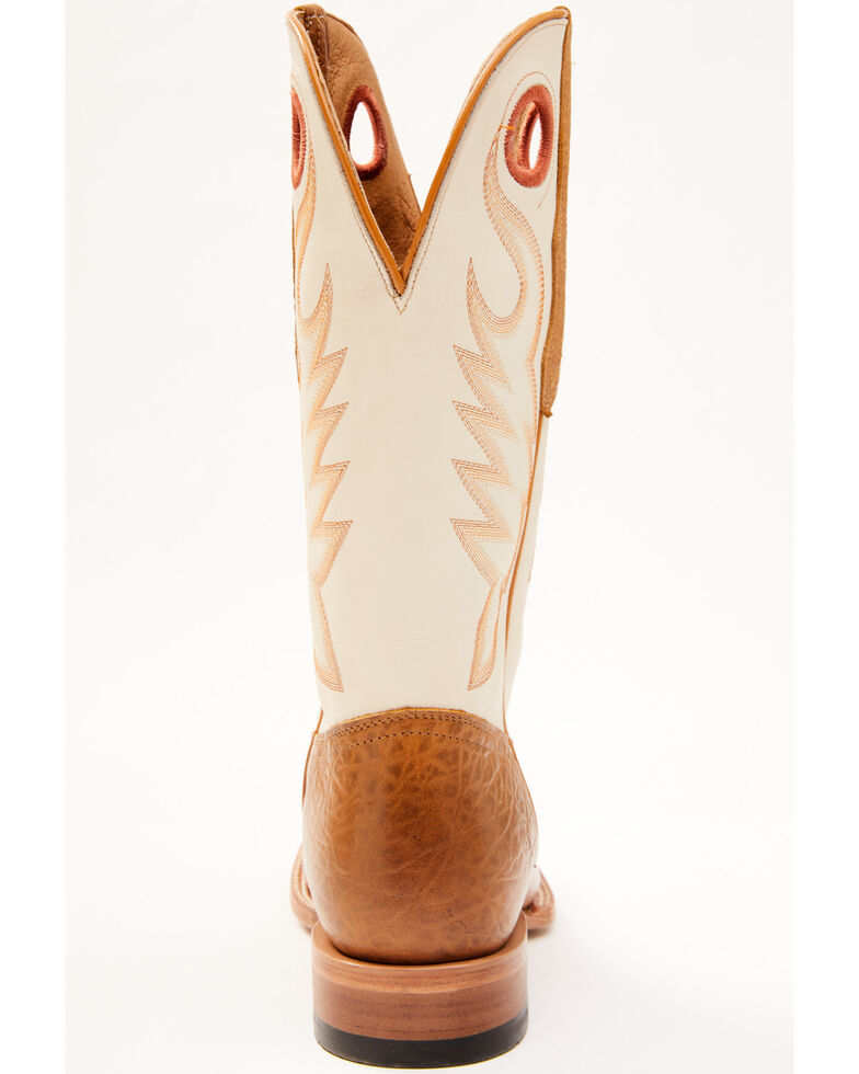 Cody James Men's Union Bone Western Boots - Wide Square Toe, Cream, hi-res