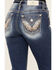Image #2 - Miss Me Women's Medium Wash Mid Rise Saddle Stitch Bootcut Jeans, Medium Wash, hi-res