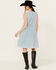 Image #4 - Roper Women's Sleeveless Embroidered Mini Dress, Blue, hi-res