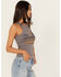 Image #2 - Cleo + Wolf Women's Mixed Drinks Graphic Tank , Steel, hi-res