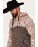 Image #2 - Hooey Men's Jimmy Southwestern Print Hooded Sweatshirt, Brown, hi-res