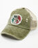 Image #1 - Cody James Men's Mexican Flag Eagle Ball Cap, Olive, hi-res