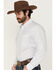 Image #2 - Wrangler Men's 20x Geo Print Long Sleeve Snap Stretch Western Shirt, White, hi-res