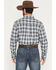 Image #4 - Cody James Men's Tennessee Trail Plaid Print Long Sleeve Button-Down Stretch Western Shirt - Tall, Blue, hi-res
