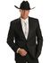 Circle S Men's Lubbock Suit Coat - Short, Reg, Tall, Black, hi-res