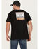 Image #1 - Brixton Men's Alpha Square Short Sleeve Graphic T-Shirt, Black, hi-res