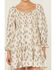 Image #3 - Blue B Women's Horse Print Long Sleeve Mini Dress, Camel, hi-res