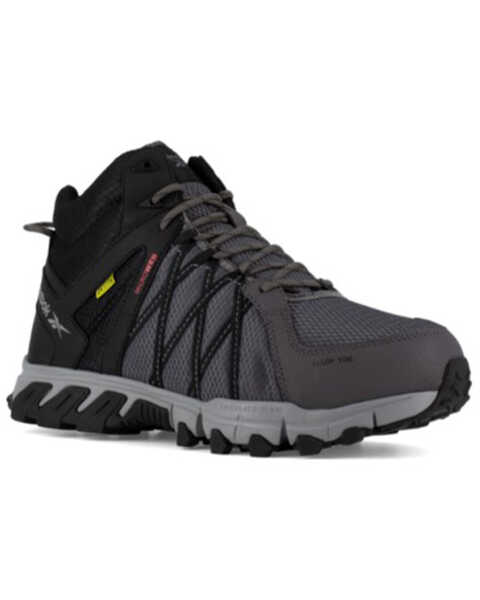 Reebok Men's Athletic Met Guard Hiker Work Boots - Alloy Toe, Grey, hi-res