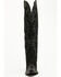 Image #4 - Dingo Women's Drama Queen Overlay Tall Western Boots - Round Toe, Black, hi-res
