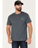 Image #2 - Browning Men's Frame Buckmark Graphic Short Sleeve T-Shirt, Heather Grey, hi-res