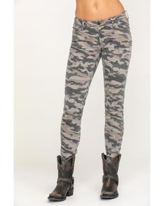 Idyllwind Women's Camo Skinny Jeans, Camouflage, hi-res