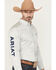 Image #1 - Ariat Men's Team Logo Twill Solid Long Sleeve Button-Down Western Shirt - Tall, Light Grey, hi-res