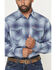 Image #3 - Ariat Men's FR Ryan Plaid Print Long Sleeve Snap Western Work Shirt, Brown, hi-res