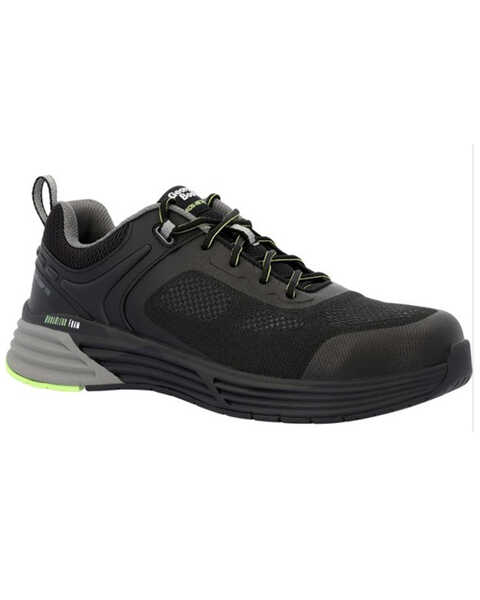 Image #1 - Georgia Boot Men's Durablend Sport Electrical Hazard Athletic Work Shoes - Composite Toe, Green, hi-res