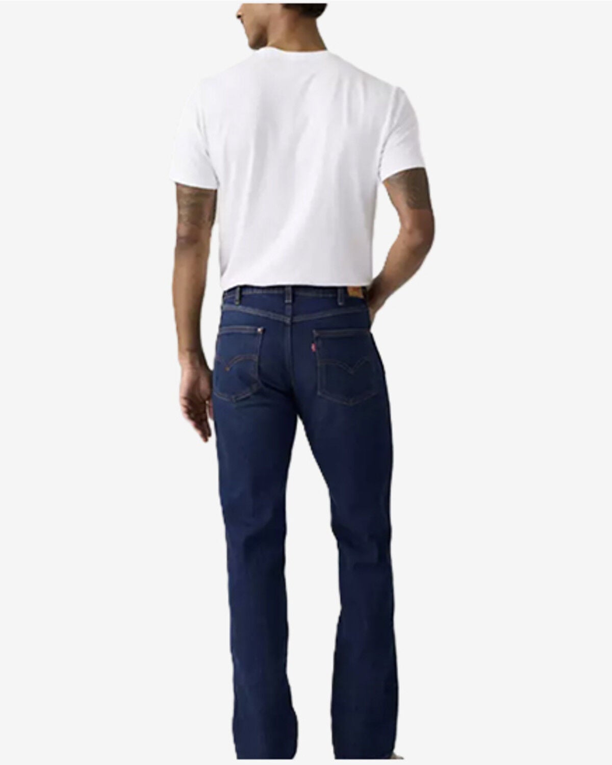 Image #2 - Levi's Men's 507 The Classics Dark Wash Western Slim Bootcut Stretch Denim Jeans, Dark Wash, hi-res