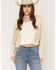 Image #1 - Shyanne Women's Deleon Faux Suede Cropped Fringe Jacket, Oatmeal, hi-res